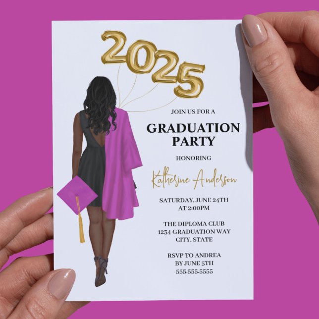 African American Graduation Invitation (Creator Uploaded)