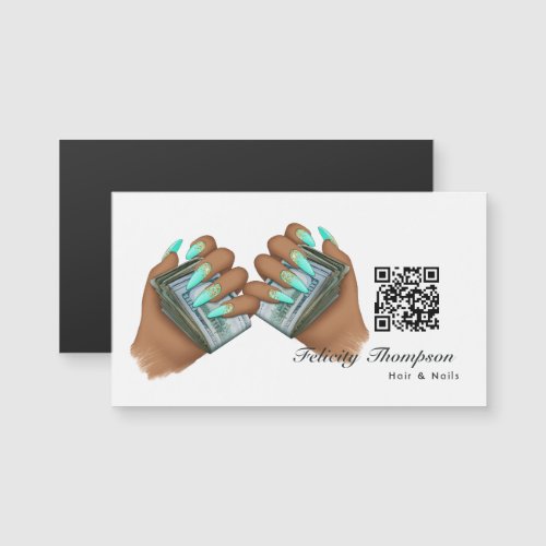 African American Hair and Nails QR Code