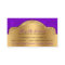 African American Hair Stylist Purple Gold Damask