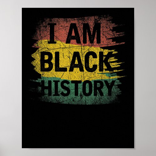 African American Heritage Bhm Pride Black History Poster
