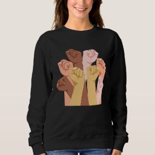 African  American History  Beautiful Black Diversi Sweatshirt