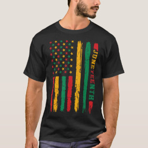 African American History Juneteenth Flag 1865  T-Shirt