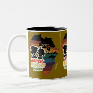  African American History Month Two-Tone Coffee Mug