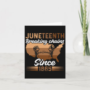 African American Juneteenth 1865  Card