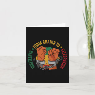 African American Juneteenth Celebration Black Hist Card