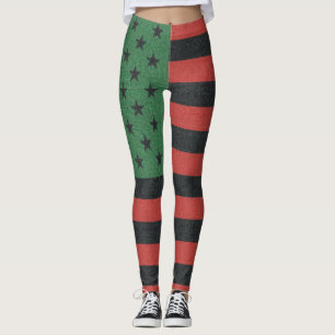 African American Juneteenth Leggings