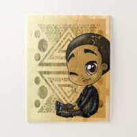 African American Kid 30 Puzzle Piece