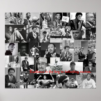 African american leaders poster