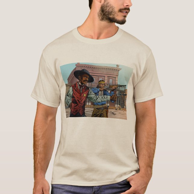 African American Legendary lawman t-shirt (Front)