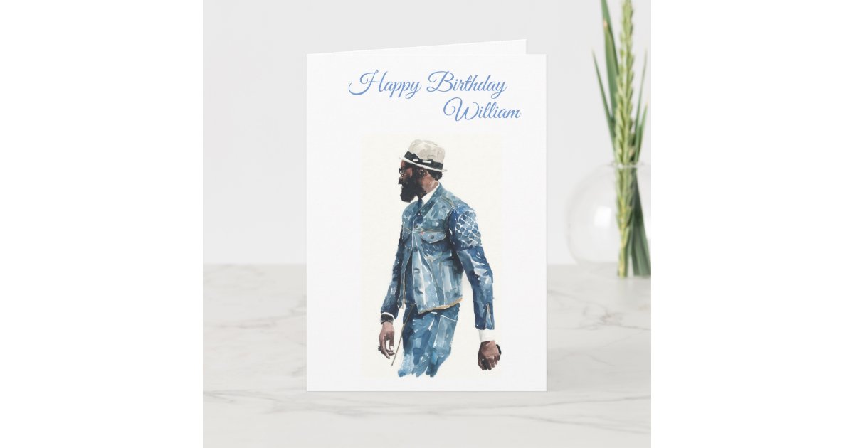 African American Male - Birthday Card | Zazzle.com