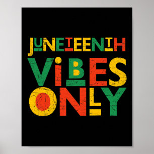African American Men Juneteenth Black Women Poster