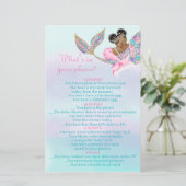 African American Mermaid baby whats in your phone (Standing Front)