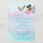 African American Mermaid baby whats in your phone (Front/Back)