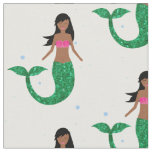 african american mermaid fabric