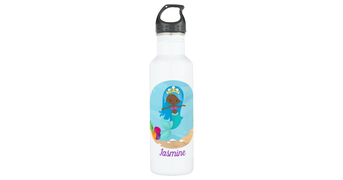 Mermaid Personalized Kids' Water Bottle