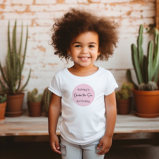 African American Mermaid Oneder The Sea Birthday Baby T-Shirt (Creator Uploaded)