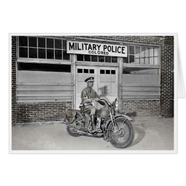 African American Military Police Card African American Military Police Card