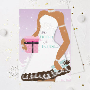 African American Modern Holiday Christmas Card