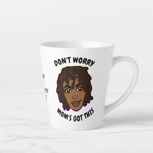 African American MOM Christian Latte Mug
