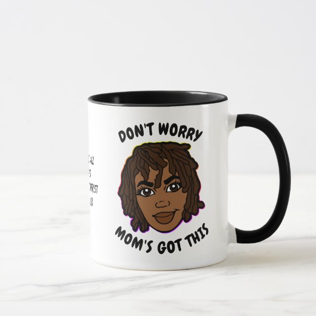 African American MOM Christian Mug (Right)