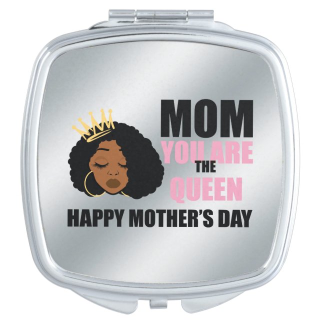 African American Mother's compact mirror (Front)