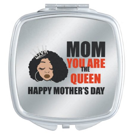 African American Mother's Compact Mirror