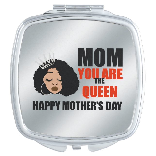 African American Mother's compact mirror (Front)