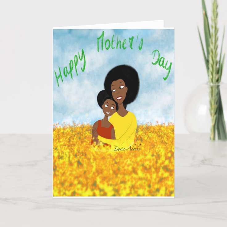 African American Mother's Day Card | Zazzle