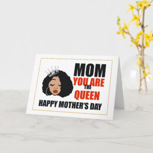 African American Mother's Day  Card