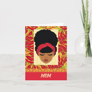 African American Mothers Day Card