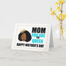 African American Mother's Day  Card