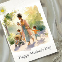 African American Mother's Day Card