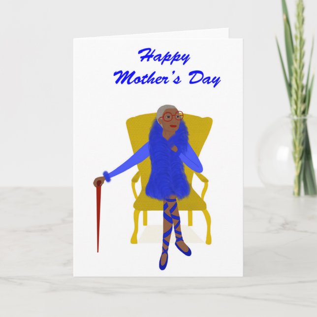 African American Mother's Day Card (Front)
