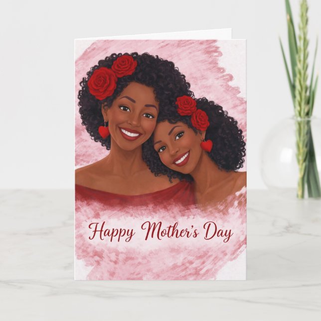 African American Mother's Day Card (Front)