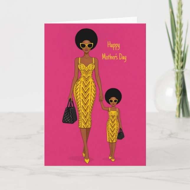 African American Mother's Day Card (Front)