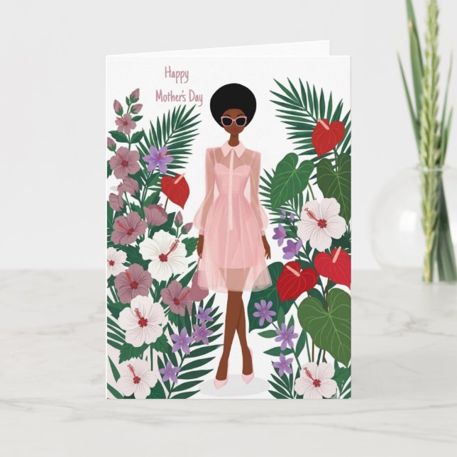 African American Mother's Day Card (Front)