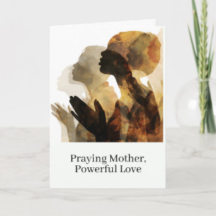 African American Mothers Day Prayer Elegant Gift Card