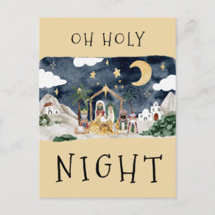 African American Nativity Christmas Card