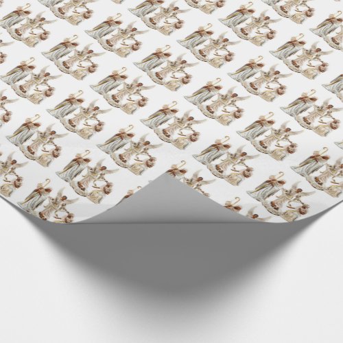 African American Nativity Scene Christmas Wrapping Paper