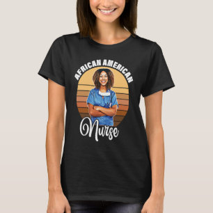 African American Nurse Black Nursing School Melani T-Shirt