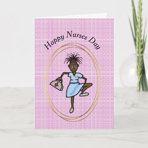 African_American Nurse Card