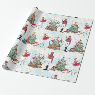 African American Nutcracker Ballet Dancer Christma Wrapping Paper