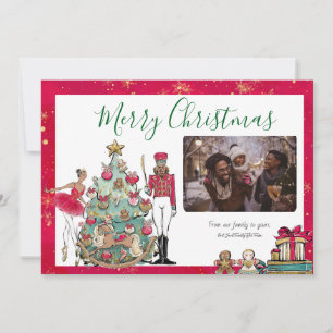 African American Nutcracker Ballet Holiday Card