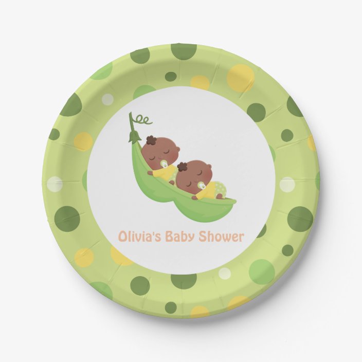 african american baby shower tableware