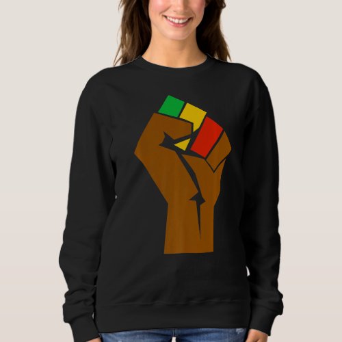 African American People of Color  Black History Ra Sweatshirt
