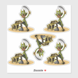 African American Pirates Sticker