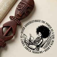 African American "Power of a Girl" Ex Libris Book