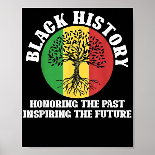 African American Pride Bhm Heritage Black History Poster