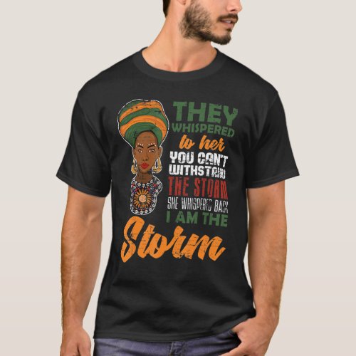 African American Pride Women Black History Month T_Shirt