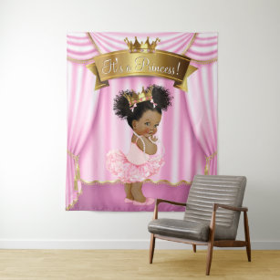 Pink And Gold Tapestries Zazzle